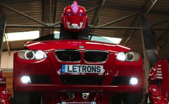 It takes 30 seconds for this BMW to morph into a real-life Transformer